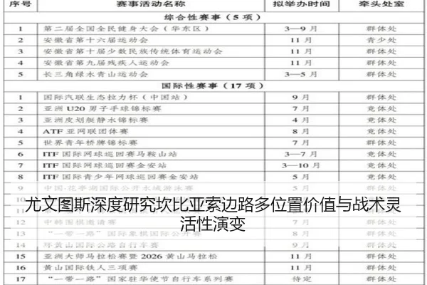尤文图斯深度研究坎比亚索边路多位置价值与战术灵活性演变